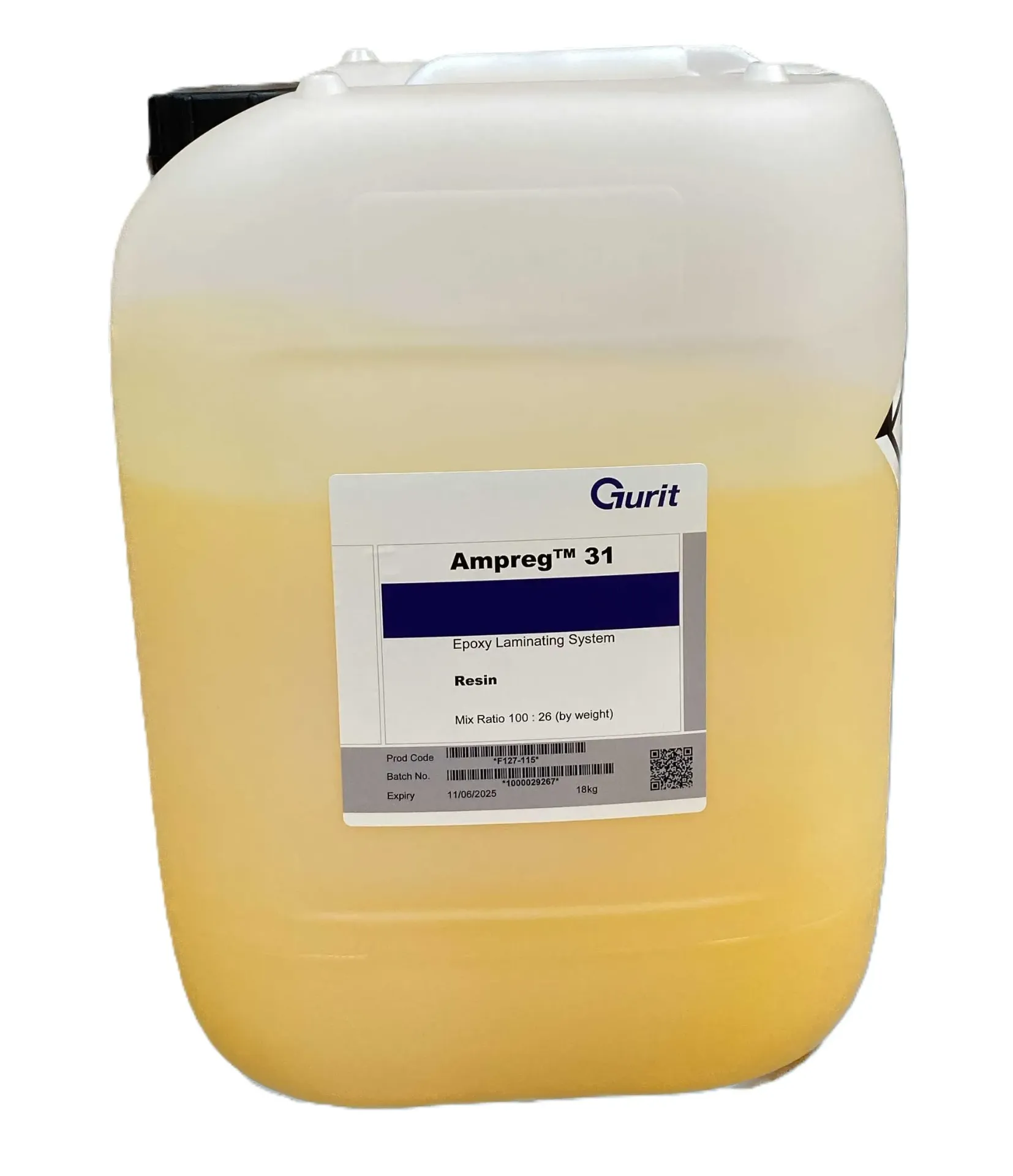 [F127-115] AMPREG31 RESIN 18KG A/F
