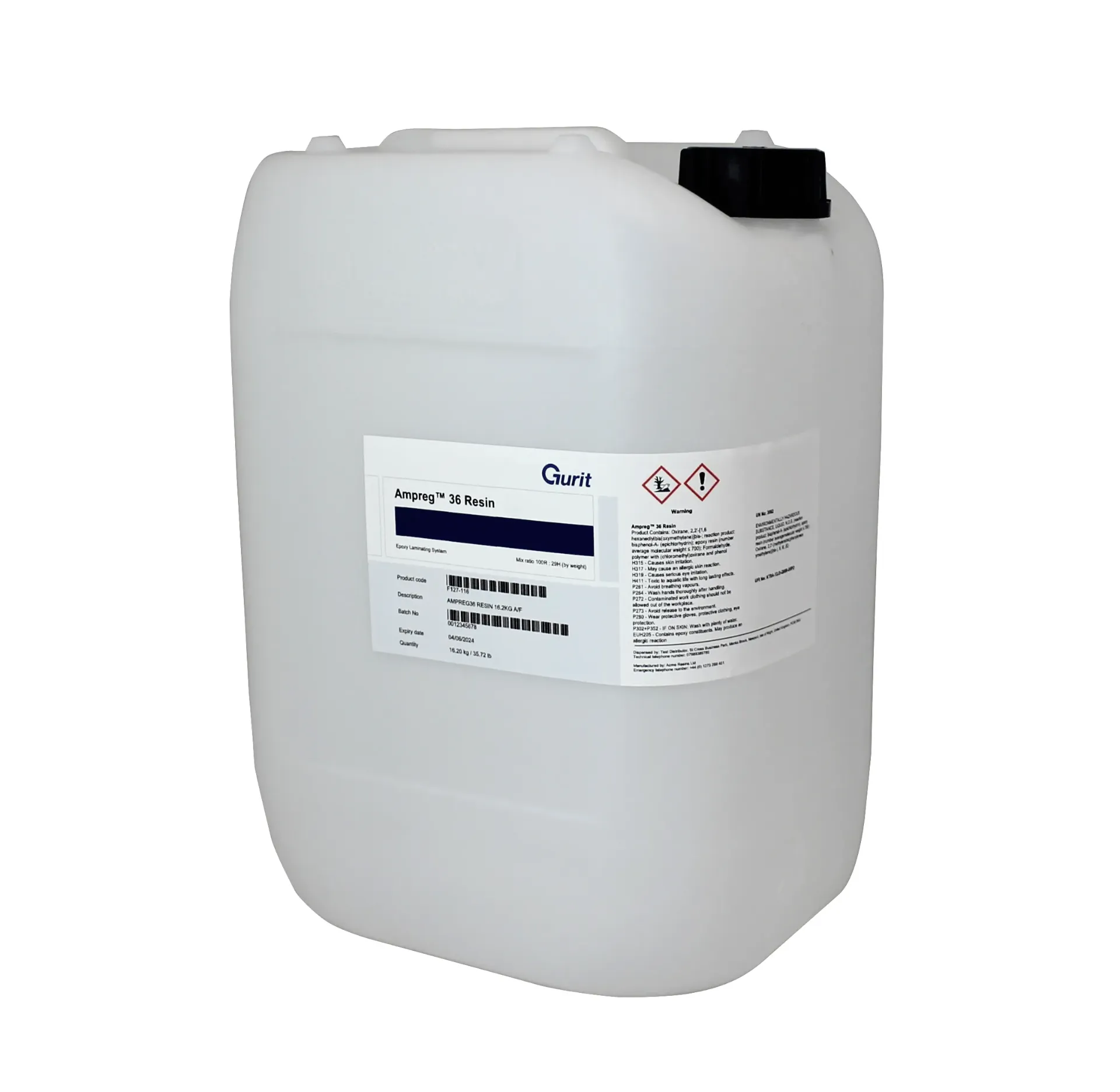 [F127-116] AMPREG36 RESIN 16.2KG