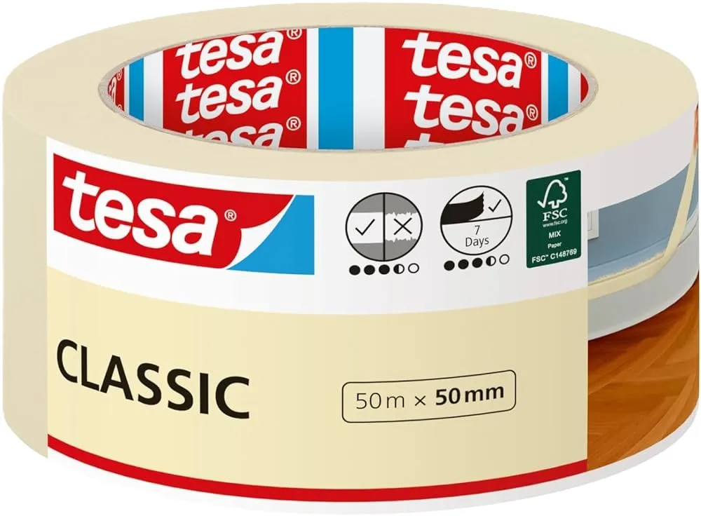 [Mask50] MASKING WHITE TAPE - 50MM