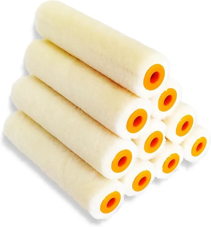 VELOUR ROLLER REPLACEMENT - 10CM (10  PACK)